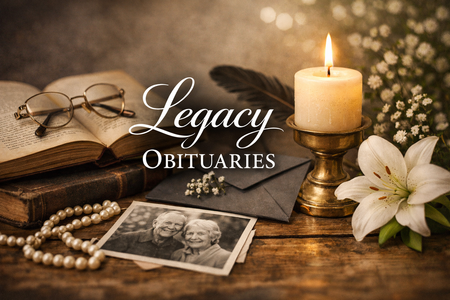 Legacy obituaries guide visual