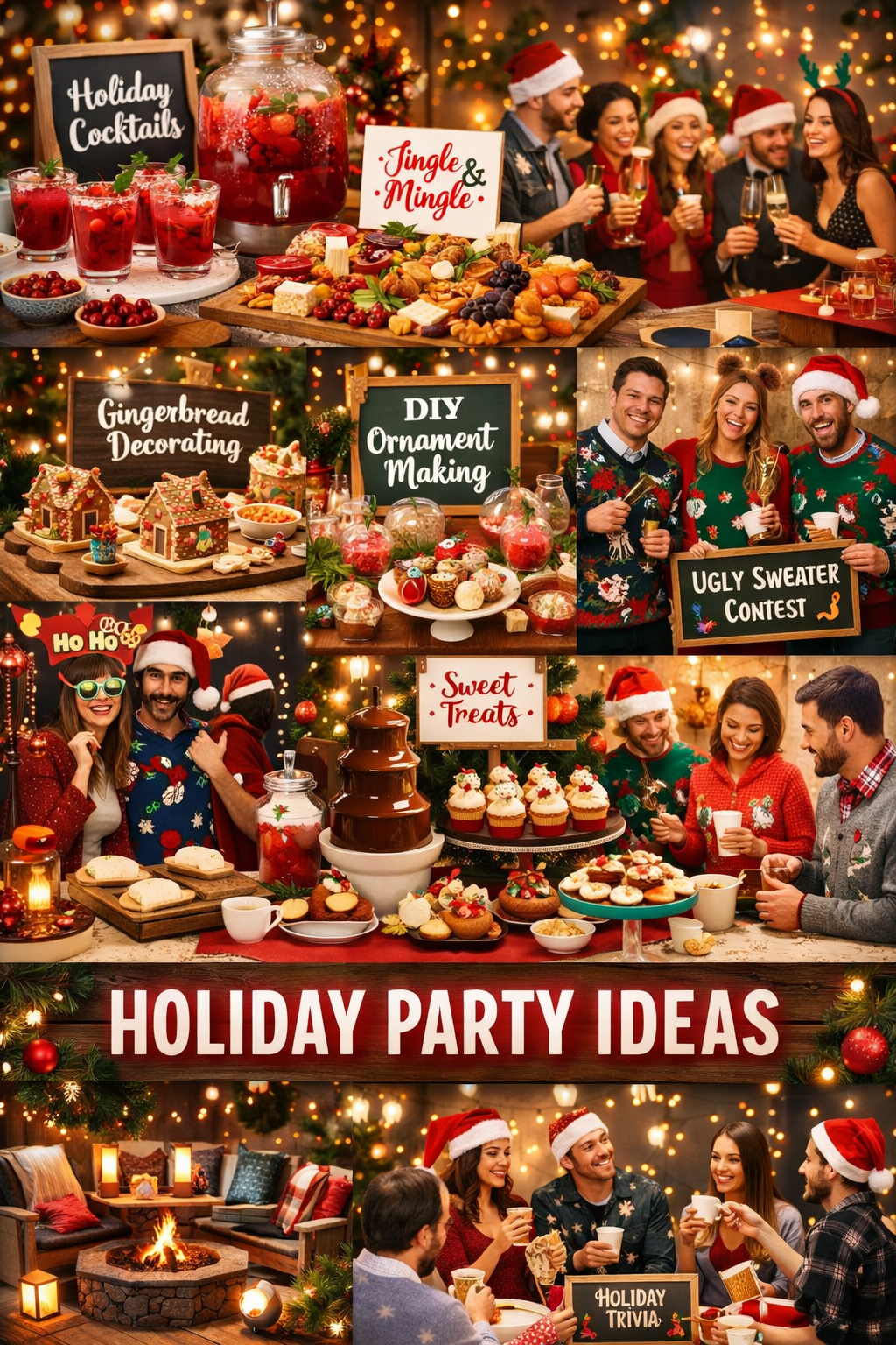 Holiday Party Celebration with Team