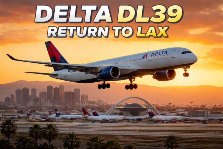 Delta DL39 Return to LAX
