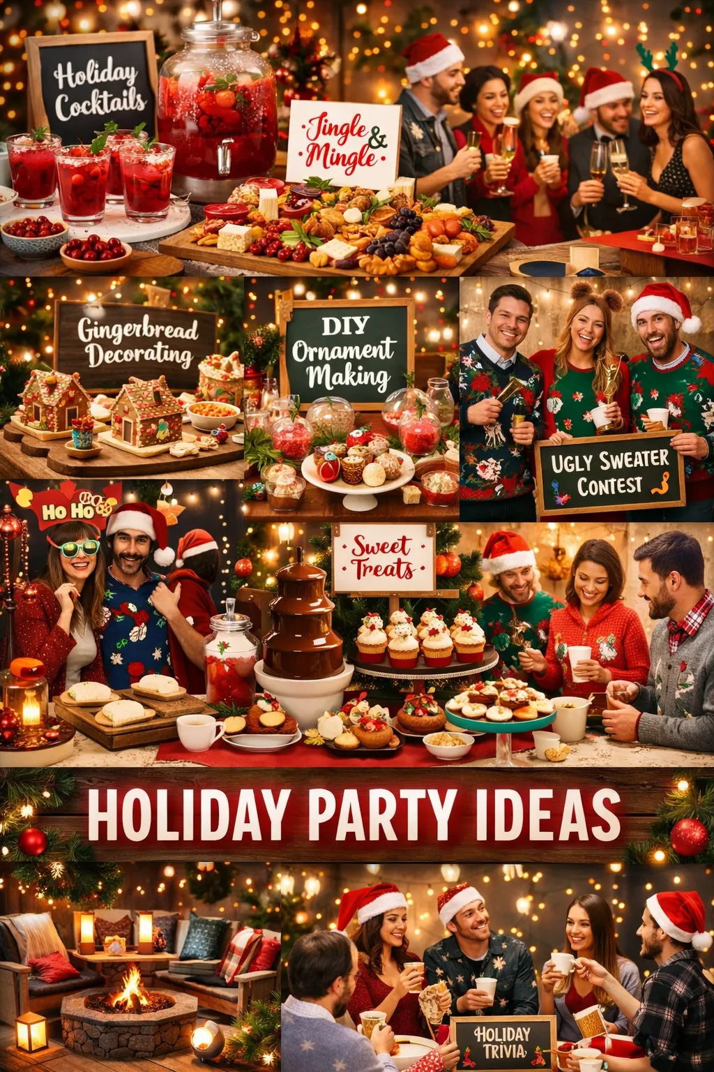 Holiday Party Celebration with Team